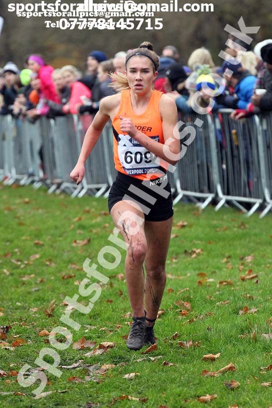 Womens under-17s and under-20s, 2019 European Cross Country Trials and British Cross Challenge, Sefton Park, Liverpool.  Photo: David T. Hewitson/Sports for All Pics